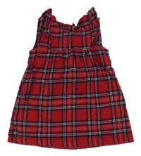 Červeno-modré kostkované šaty H&M