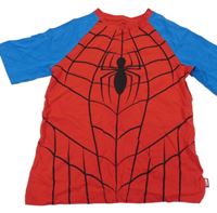 Červeno-modré tričko s pavoukem - Spiderman C&A
