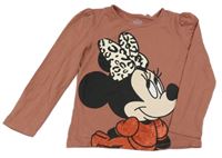 Starorůžové triko s Minnie C&A