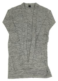 Šedý melírovaný lehký svetrový cardigan Y.F.K.