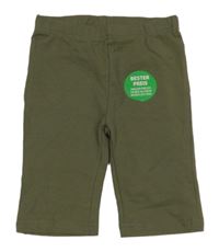 Nové - Khaki capri legíny 