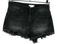 Dámské šedé riflové roztřepené kraťasy H&M