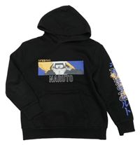 Černá mikina s Naruto a kapucí