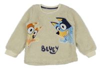 Smetanová huňatá mikina s Bluey Nutmeg