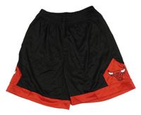 Černo-červené basketbalové kraťasy - Chicago Bulls