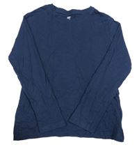 Tmavomodré triko H&M