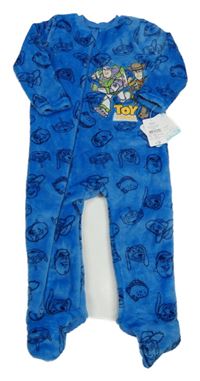 Nové - modrý vzorovaný plyšový overal s ToyStory Nutmeg