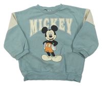 Šedo-modrá mikina s Mickey H&M