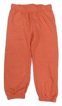 Oranžové cuff tepláky 