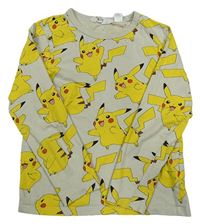Béžové triko s Pikachu H&M