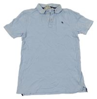 Světlemodré polo tričko s výšivkou H&M