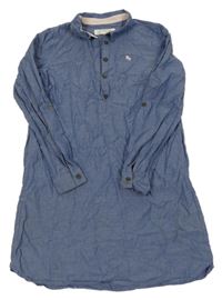 Modré košilové šaty H&M