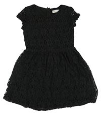 Černé krajkové šaty H&M