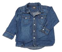 Modrá lehká riflová košile H&M