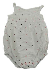 Bílé puntíkované body Old Navy 
