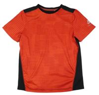 Červeno-černé sporovní tričko C&A