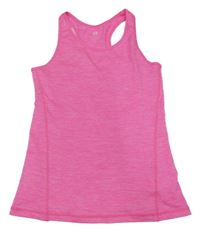 Neonově růžový melírovaný sportovní top H&M