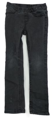 Tmavošedé riflové džegíny H&M