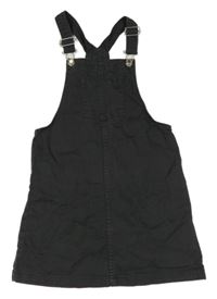 Antracitové riflové laclové šaty H&M