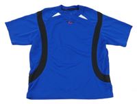 Tmavomodro-černé sportovní tričko 