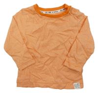 Oranžovo-bílé melírované triko Mothercare