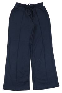 Tmavomodré culottes kalhoty s puky Zeeman