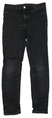 Černé skinny fit rifle H&M