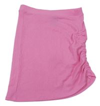 Růžová nařasená sukně H&M