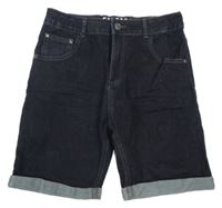 Tmavomodré riflové kraťasy Firetrap