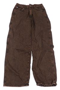 Černo-růžové baggy rifle H&M