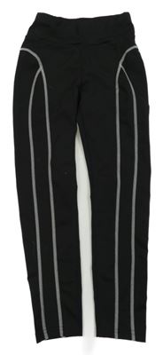 Černé sportovní legíny Shein