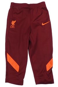Bordó fotbalové tepláky - FC Liverpool Nike