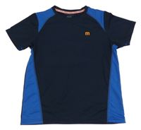 Tmavomodro-modré sportovní tričko Manguun