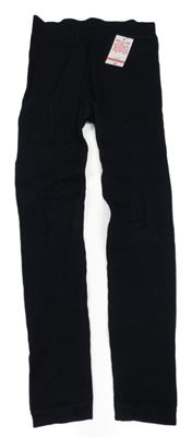 Nové - Černé žebrované legíny Matalan