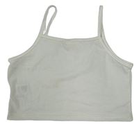 Bílý crop top