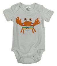 Bílé body s krabem H&M