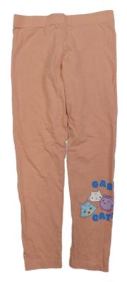 Růžové legíny s kočičkami 