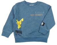 Modrá mikina s Pokémony Primark