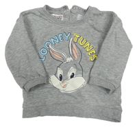 Šedá mikina s Bugs Bunnym 