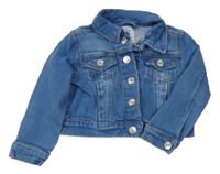 Modrá riflová bunda s límečkem Denim Co.