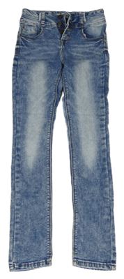 Světlemodré teplákové high waist skinny rifle New Look