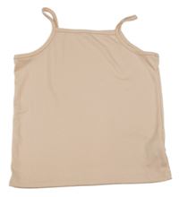 Růžový crop žebrovaný top 