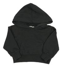 Antracitová oversize mikina s kapucí H&M
