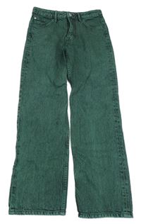 Zeleno-černé vzorované loose rifle H&M