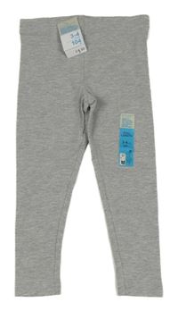 Nové - Šedé melírované legíny Primark