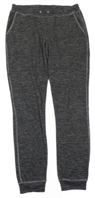 Černo-tmavošedé melírované úpletové tepláky H&M