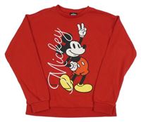 Červená mikina s Mickey PRIMARK