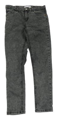 Tmavošedé skinny rifle ZARA