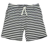 Bílo-černé pruhované kraťasy H&M