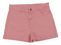 Růžové riflové kraťasy H&M